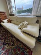 Lederen tweepersoonszetel, Huis en Inrichting, Zetels | Zetels, Ophalen, Tweepersoons, Leer, Zo goed als nieuw