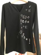 Rue Blanche merk t-shirt maat 36/38, Zwart, Ophalen of Verzenden, Zo goed als nieuw, Lange mouw