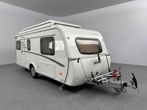 Eriba Feeling 470 Cassetteluifel Mover Fietsendrager, Caravans en Kamperen, Caravans, Overige, Eriba, 2 aparte bedden, 4 tot 5 meter