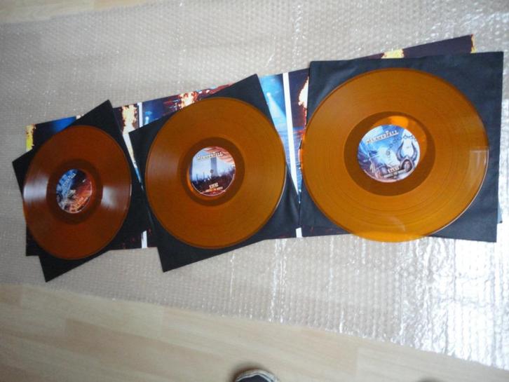 HammerFall – Live Against The World ( 3lp - orange vinyl), Cd's en Dvd's, Vinyl | Hardrock en Metal, Ophalen of Verzenden