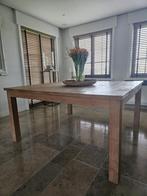 Tafel in massief teak - vierkant model, Huis en Inrichting, Tafels | Eettafels, Ophalen, Zo goed als nieuw, Vierkant