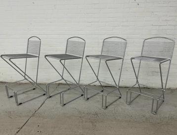 4 vintage design Till Behrens barkrukken beschikbaar voor biedingen