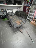 Fietskar met zadelpen bevestiging, Fietsen en Brommers, Fietsaccessoires | Aanhangwagens en Karren, Ophalen, Gebruikt, Opvouwbaar