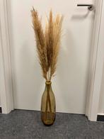Vaas J-Line met 6 pampas, Huis en Inrichting, Woonaccessoires | Droogbloemen, Ophalen, Zo goed als nieuw