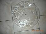 Een mooie glazen schotel voor bv.: chips, ... 1x, Enlèvement