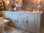 Salle à manger en chêne cérusé. 1800 euros, Huis en Inrichting, Ophalen, Zo goed als nieuw