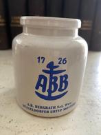 Oude reclame mosterdpot 9,5x8x6cm, Verzenden