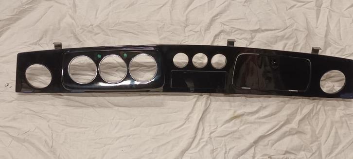 dashbord ZWART GELAKT 3+3 tellers Klassieke Mini, Auto-onderdelen, Interieur en Bekleding, Mini, Oldtimer onderdelen, Rover, Universele onderdelen