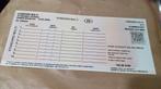 Multi Railpass. Billet standard pour train. SNCB 10 voyages, Tickets en Kaartjes