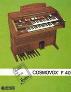 Elektronisch orgel Cosmovox F50 2 klavieren, Musique & Instruments, Orgues, Enlèvement, Utilisé, 2 claviers, Orgue