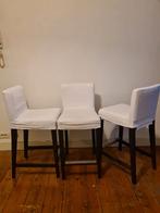 IKEA Bergmund barkruk met rugleuning, Huis en Inrichting, Barkrukken, Ophalen, 60 tot 90 cm, Zo goed als nieuw, 3 krukken