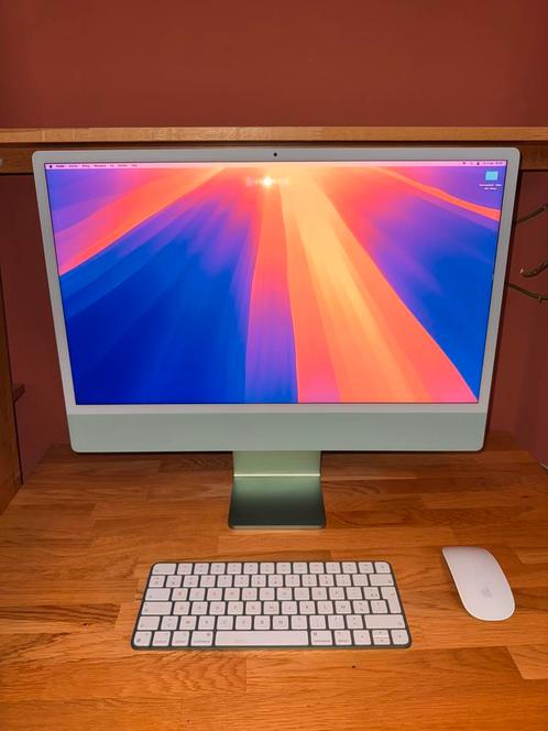Apple iMac 2023 – Groen – 24 inch, Computers en Software, Apple Desktops, Zo goed als nieuw, iMac, 4 Ghz of meer, 8 GB, Ophalen