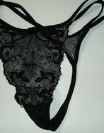 Kanten string met print maat M, Kleding | Dames, Ondergoed en Lingerie, Verzenden, String