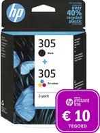 HP 305 - Inktcartridge - Origineel - Kleur en Zwart, Computers en Software, Printerbenodigdheden, Verzenden, Nieuw, Cartridge