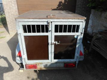 Trailer voor honden gegalvaniseerd beschikbaar voor biedingen