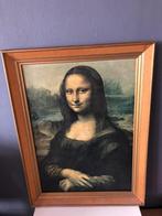 Grande reproduction de Mona Lisa peinture dans un cadre., Peinture, Enlèvement, Utilisé