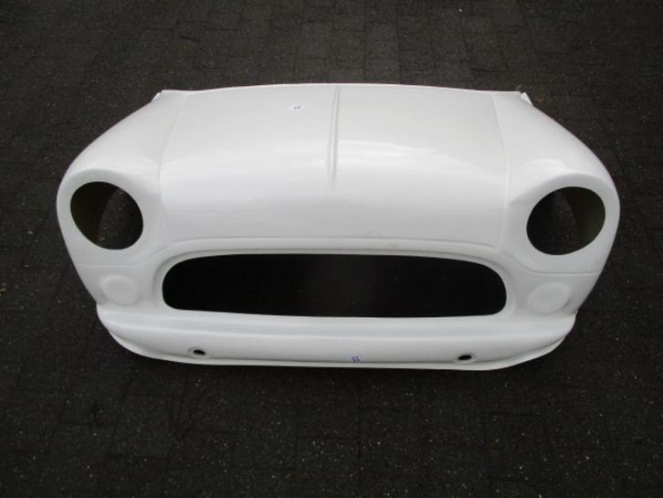 flip front Polyester 1-delig round nose CLASSIC MINI COOPER, Auto-onderdelen, Carrosserie, Motorkap, Mini, Oldtimer onderdelen