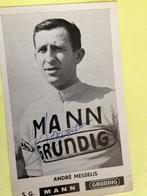 wielerkaart 1966 team mann grundig  andre messelis  signe, Verzenden, Zo goed als nieuw
