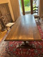 Vintage tafel met stoelen, Ophalen, Gebruikt, 200 cm of meer, Vijf personen of meer