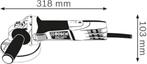 Bosch Professional Haakse slijper | 125mm | Nieuw, -, Verzenden, -, Nieuw