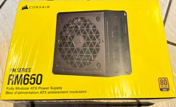 Nieuwe corsair rm650 Pc-voeding in blisterverpakking beschikbaar voor biedingen