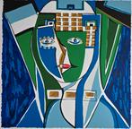 Zeefdruk genummerd en gesigneerd, Antiek en Kunst, Ophalen of Verzenden