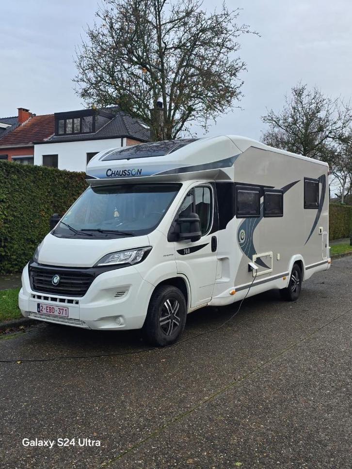 CHAUSSON 788 VIP TITANIUM, Caravans en Kamperen, Mobilhomes, Particulier, tot en met 4, Half-integraal, Chausson, Fiat, Diesel