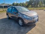 Peugeot 2008 1.2benz  met maar 89986km  1ste eigenaar, Voorwielaandrijving, Euro 5, Zwart, Bruin