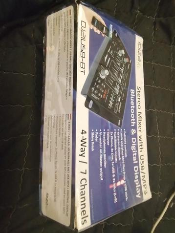 Ibiza sound dj21usb-bt mixer beschikbaar voor biedingen