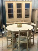 tafel geaerogumd eikenhout met geïntegreerd verlengstuk, Ophalen, Zo goed als nieuw, Eikenhout