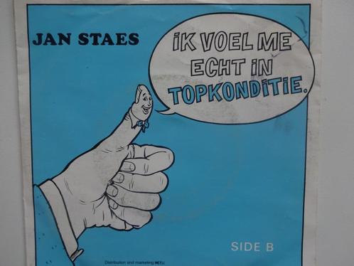 Jan Staes - Ik Voel Me Echt In Topkonditie, Cd's en Dvd's, Vinyl Singles, Nederlandstalig, Ophalen of Verzenden