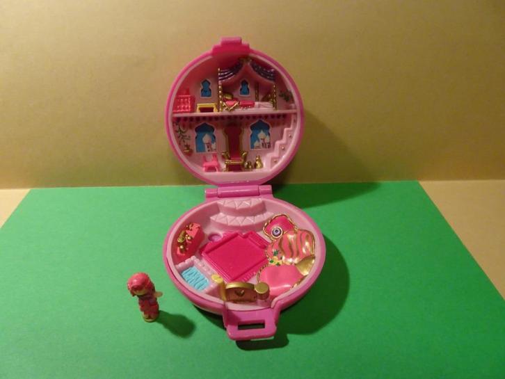 Polly Pocket - Medaillon - Jewel Palace, Verzamelen, Poppetjes en Figuurtjes, Gebruikt, Ophalen of Verzenden