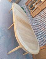 Table à manger extensible en chêne LIVRAISON GRATUITE, 200 cm ou plus, Comme neuf, Landelijk, Belgie