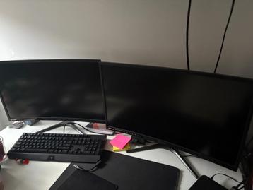 Gaming PC Bundel – GTX 1650 + 2 Curved MSI schermen + Razer  beschikbaar voor biedingen