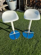 Barkrukken wit, Ophalen, Kunststof, 60 tot 90 cm, Zo goed als nieuw