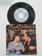 Mireille Mathieu & Paul Anka  - you and I, Comme neuf, 7 pouces, Pop, Enlèvement ou Envoi