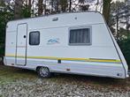 Burstner caravan mét recente mover en Dorema voortent, Caravans en Kamperen, Caravans, Mover, Treinzit, 750 - 1000 kg, Bürstner