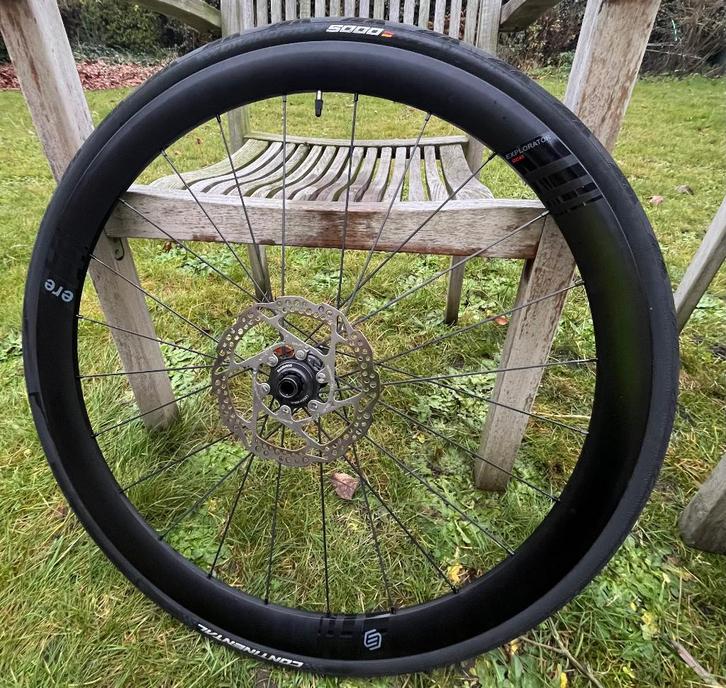 Ere research explorator 45 Aero disc wielset, Fietsen en Brommers, Fietsonderdelen, Zo goed als nieuw, Racefiets, Wiel, Ophalen