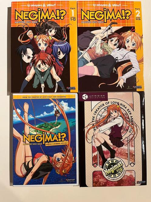 Lot de DVD d'animation Negima, CD & DVD, DVD | Films d'animation & Dessins animés, Comme neuf, Anime (japonais), Coffret, À partir de 12 ans