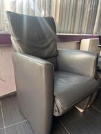 Jori Corbo fauteuil en voetenbank, Huis en Inrichting, Ophalen, Gebruikt, Leer, 50 tot 75 cm