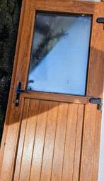 PVC voordeur met dubbele beglazing, Doe-het-zelf en Bouw, Raamkozijnen en Schuifdeuren, Ophalen of Verzenden, Zo goed als nieuw