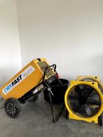 Bouwdroger DF400 / DF800 en ventilators, Doe-het-zelf en Bouw, Gereedschap | Overige machines, Ophalen of Verzenden