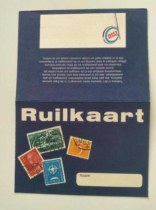 Vintage ESSO Ruilkaart Postzegels - Perfecte staat, Postzegels en Munten, Postzegels | Europa | België, Postfris, Overig, Postfris