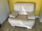 Salon in leder, Huis en Inrichting, Ophalen, Gebruikt, Leer, Leer