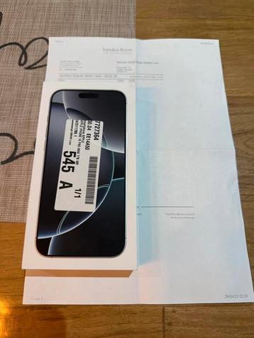 IPHONE 16 PRO MAX ***1TB WHITE*** beschikbaar voor biedingen