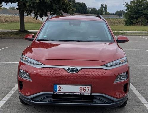 Hyundai Kona 64kwh, Auto's, Hyundai, Particulier, Kona, Trekhaak, Elektrisch, Euro 6, 5 deurs, Automaat, Rood, Grijs, Voorwielaandrijving