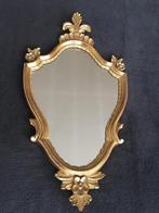 Miroir ancien bois doré, Moins de 50 cm, Enlèvement, Moins de 100 cm, Autres formes