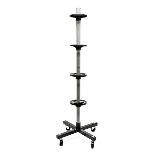 Banden opbergrek | Verrijdbaar | 4 banden | 116 cm, Auto diversen, Auto-accessoires, Nieuw, Verzenden