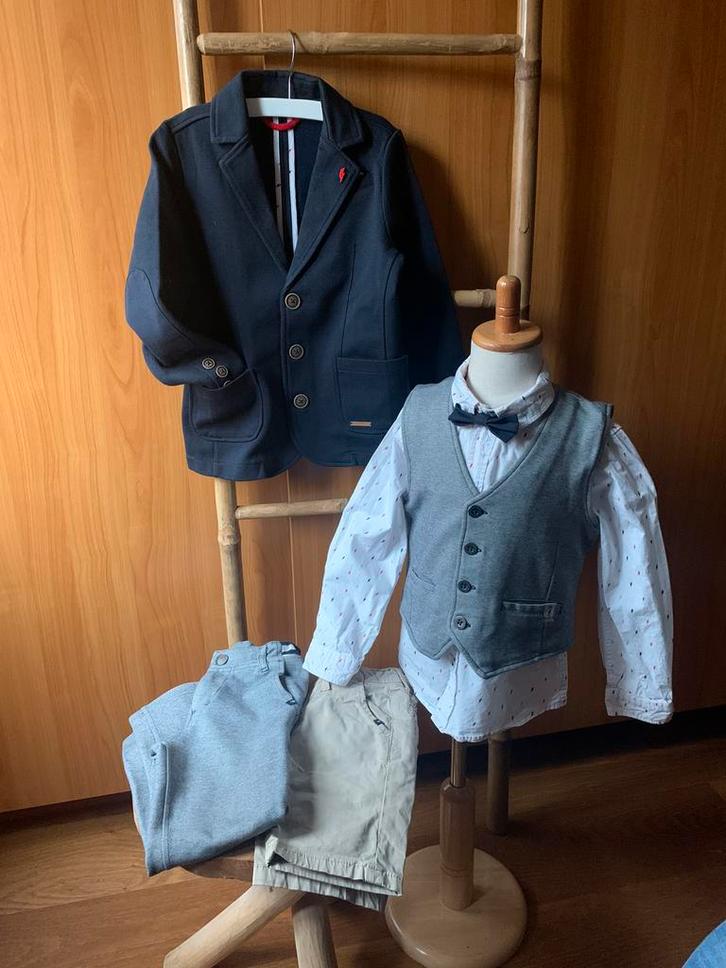 Feestkledij - communie - maat 116, Kinderen en Baby's, Kinderkleding | Maat 116, Zo goed als nieuw, Jongen, Setje, Ophalen of Verzenden