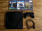 PS4 (PlayStation 4) + Fifa 23 &Trackmania Turbo + controller, Comme neuf, Enlèvement